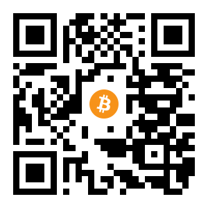 bitcoin:1FVaXjhm4yqwjDg3phXoJhcRor6gq2iXhp black Bitcoin QR code