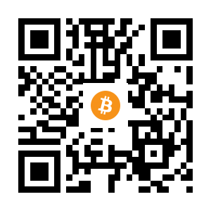 bitcoin:1FWG1mujGsxmtecCb6VaBrB9iAoJDEpETD black Bitcoin QR code