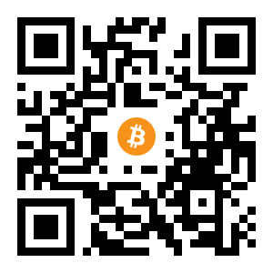 bitcoin:1FWVAE3ur7aDvdwUeY29JDmhpwYWNznrDt black Bitcoin QR code
