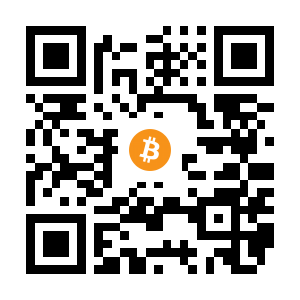 bitcoin:1FXMtiwpD2bEhLDg5v5mBChZCv1vdPiwBo black Bitcoin QR code