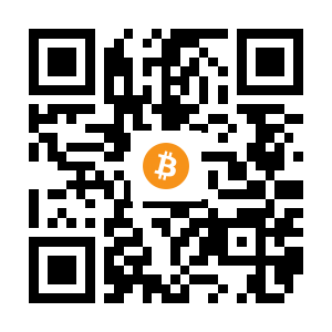 bitcoin:1FXPQJgWdzJddHnxsEs83VamHPQaMuukfp black Bitcoin QR code