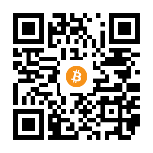 bitcoin:1FXeZPdXQLnLMD7VD4cg6kgdtfnpnxvfnR black Bitcoin QR code