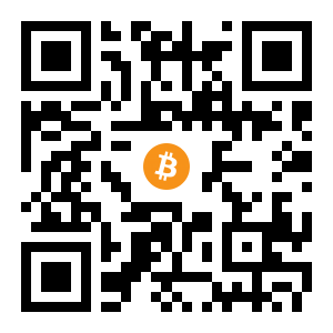 bitcoin:1FXfgE982LczzMS9nbewQqgbzGXSbyJTWX black Bitcoin QR code