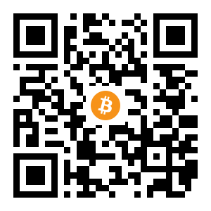 bitcoin:1FXp495ESaXyZDWz27VERxJJNMvjZVU2gh black Bitcoin QR code