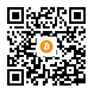 bitcoin:1FY6RL8Ju9b6CGsHTK68yYEcnzUasufyCe black Bitcoin QR code