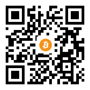 bitcoin:1FZfufYaWivYQQcKzjB8XC9EwhL4meaVe4 black Bitcoin QR code
