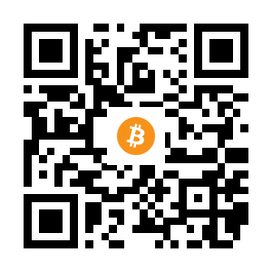 bitcoin:1FZn9MeFCByS2LkuFxDobkFeX348Dmcg2Y black Bitcoin QR code