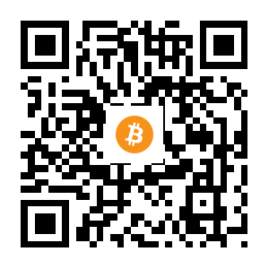 bitcoin:1FaBpnRHBYAMaiUoyRnafauDAYmePMitPZ black Bitcoin QR code