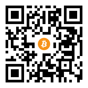 bitcoin:1FbSM16fmPMeEVekSuvTHfjv52WJwBT8m2 black Bitcoin QR code