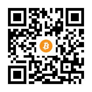 bitcoin:1Fc9YXC8jNeA3vfMf2KQ3YiAk3CEk61Nj1 black Bitcoin QR code