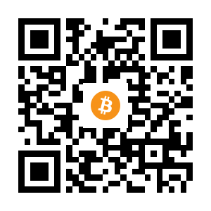 bitcoin:1FcPCPM4EdV4VzinwYPmjeZSjFJ54mpxtP black Bitcoin QR code
