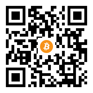 bitcoin:1FcPpotHzBL38DjCHh3op8MZtBfxB5mEgn black Bitcoin QR code