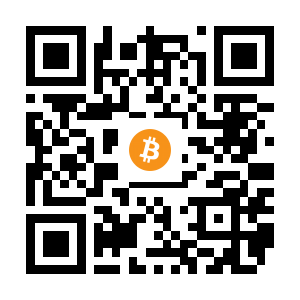 bitcoin:1FcU6syNYH1e3XRertkEbcgcvsaq7VBhv2 black Bitcoin QR code