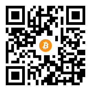 bitcoin:1Fcz611H1gnUQAxNT5Whx5XpWqAqBahnMZ black Bitcoin QR code