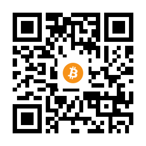 bitcoin:1Fdy8s65bbSBW4iAcUEfSkax1JwZWDdiw2 black Bitcoin QR code