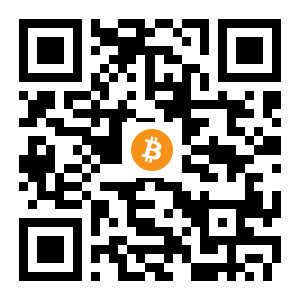 bitcoin:1FeVWDguo8MoXMj8ynvv5huNA9JB5SXg53 black Bitcoin QR code