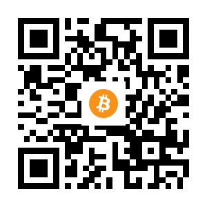 bitcoin:1FfDgdGfe7B3ZynTwXkV4iYw6s2TStJrGE black Bitcoin QR code