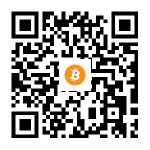 bitcoin:1FfYHV9XAVx1pvQgcT739L5znTuFfYRvL3 black Bitcoin QR code