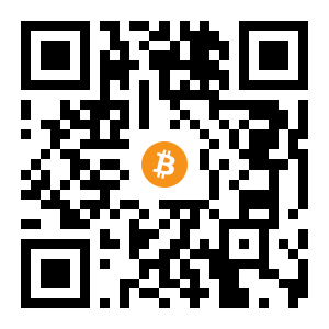 bitcoin:1FfYrHX3BhRF4qTbRpDnFYr6pXxEsdKub1 black Bitcoin QR code