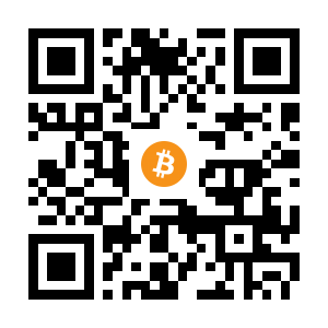 bitcoin:1FgenDZugUSULwcjqBdiahDmvf3c7oocES black Bitcoin QR code