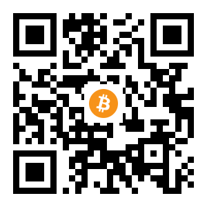 bitcoin:1FhNmeLjKbCzSUTtwGKS7b19Xn3o2nG6L7 black Bitcoin QR code