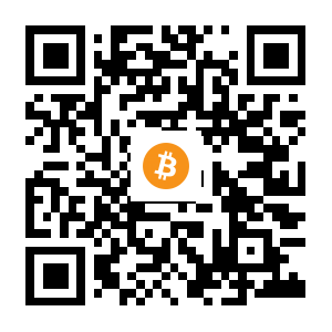 bitcoin:1FhRuUkk8Bfx8FJDemtxhKAR4F8GCNKrXG black Bitcoin QR code