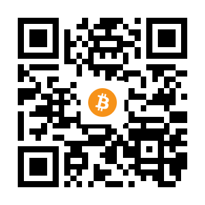 bitcoin:1FiKPLbaKnhha6YncXQhYr5dM8S1VnhfNy black Bitcoin QR code