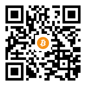 bitcoin:1FjvLUQtnW6by7WNnnACxnsyvPudKjj5qU black Bitcoin QR code