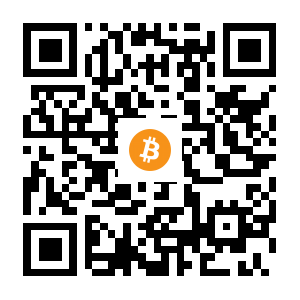 bitcoin:1FmAHUBez68XJ39xxW781PnnCuB4cMqoUx black Bitcoin QR code