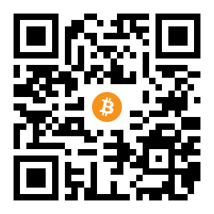 bitcoin:1FmJSvzZqf2PTNhwCvmnQp7wxMP7bF3ezD black Bitcoin QR code