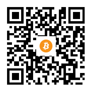 bitcoin:1FmaY6fXaSrJXd17VfFqCXKLMyBB2uZiFq black Bitcoin QR code