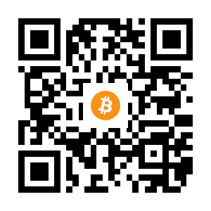 bitcoin:1Fmhn1gnX3MXvnB6XZA2qNAG7jZGXDJNia black Bitcoin QR code