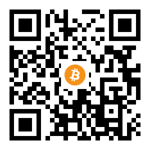 bitcoin:1FnD2VH2rc31mgXdR5GhEu1Uz4tsJ6dU6V black Bitcoin QR code