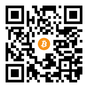 bitcoin:1Fo2WgV2xrULYdW6UG43pUmTV1b4EfondY black Bitcoin QR code