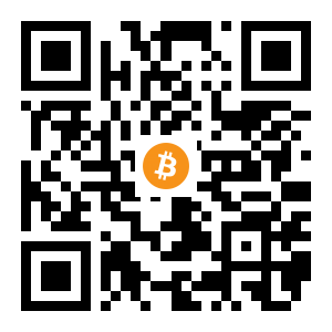 bitcoin:1Fo497ay4yuv3zQoN9hDWTGuNb33ciioR3 black Bitcoin QR code