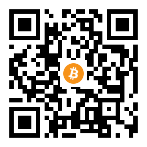 bitcoin:1Fo51rgqEMVcp3nhrBXi4ez98gZfs7mGg2 black Bitcoin QR code