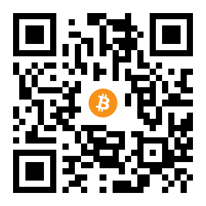 bitcoin:1FqKwUcp9WoL5ZDoxzLEg7mQ3KbHKj4Fzt black Bitcoin QR code