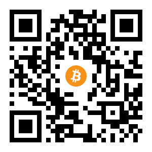 bitcoin:1FrVpnwnHY28noEgCczjD5zwJweTmR2qfh black Bitcoin QR code