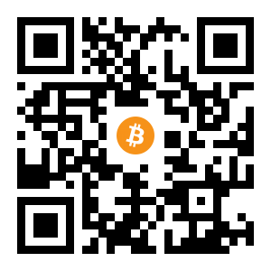 bitcoin:1FrYXihfG6foxWrJJxfKP7UQAJC9xFjdnC black Bitcoin QR code