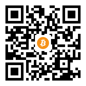 bitcoin:1FratRqeM2dr9Ev1uhhAFoGHfMhD7Kufxt black Bitcoin QR code