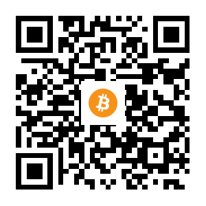 bitcoin:1Frb1deuFGS6v9wgYp1bMAwLx3jBv31caK black Bitcoin QR code
