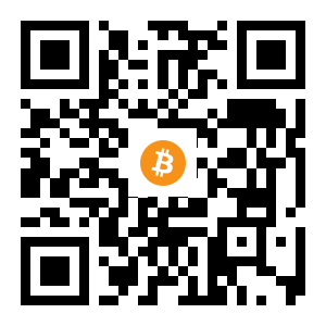 bitcoin:1Fs9PXJgDmMhxjPbUiv3TXzdGC6Pv5HSvM black Bitcoin QR code