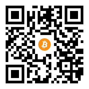 bitcoin:1FsJRKk6L3ZiNwgrH9aTTagoToeUnZfW9p black Bitcoin QR code