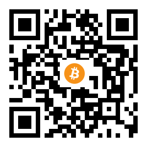 bitcoin:1FsM7SL6onYYQ5oMiZ5uEaf3mFnSVPxWu1 black Bitcoin QR code