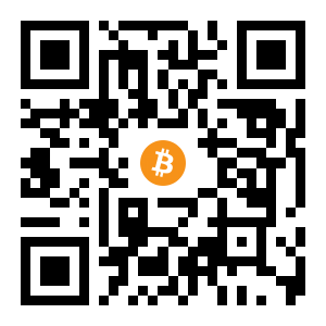 bitcoin:1FshoiovfuMCimVYf2HWhUV6QBLtdZUSLa black Bitcoin QR code
