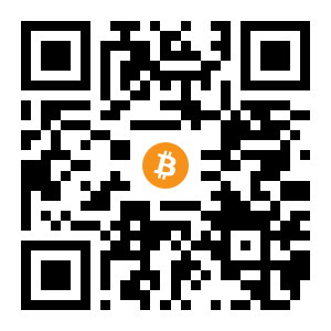 bitcoin:1FtdJ1J6Bosu47ucoFvCgXVsQbw6mNFsDz black Bitcoin QR code
