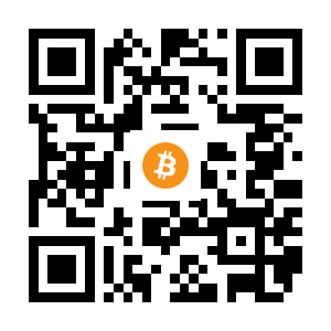 bitcoin:1FtteDRhPYJxRXF5WZ2mf6zXmK19UNeM6o black Bitcoin QR code