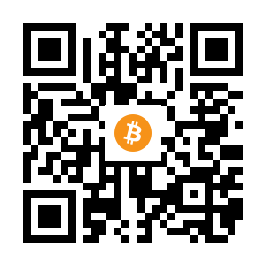 bitcoin:1Ftw7dCc1rKJ4sBzSTcR9WaWG1mfh4z9WT black Bitcoin QR code