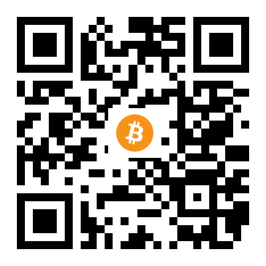 bitcoin:1FuD9xXvFaN2eHmDqk9B2zZDjzxzjJsL21 black Bitcoin QR code