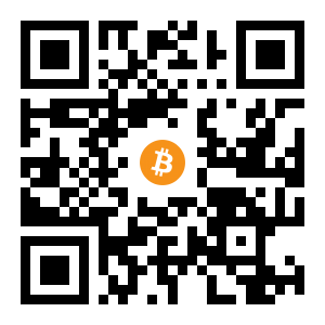 bitcoin:1FuFfPQXsRuCfiwWBL4XEgDTjvCEYsMHNy black Bitcoin QR code